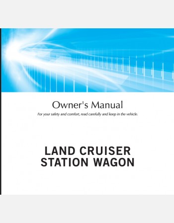 toyota land cruiser 300 series 2024 owners manual